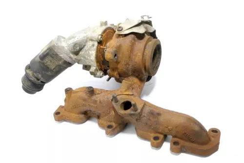 VW Passat Golf 6 Touran Turbolader Turbo Druckdose 03L253056D 1,6 TDI CAY (167392)