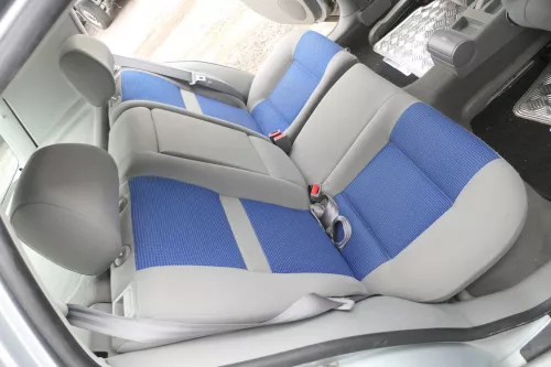 Golf 4 Limousine Sitz Rückbank Rücksitzbank Sitzfläche Sitze blau grau (167454)