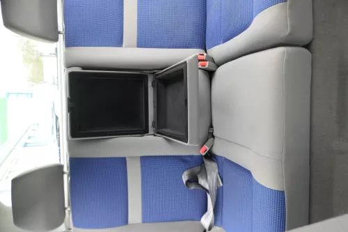 Golf 4 Limousine Sitz Rückbank Rücksitzbank Sitzfläche Sitze blau grau (167454)