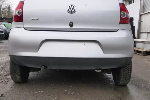 VW Fox 5Z Heckklappe Kofferraumklappe Klappe hinten + Scheibe silber LA7W (167485)