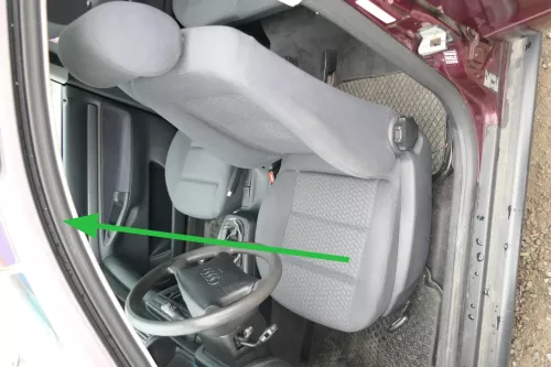 Audi A4 B5 Türdichtung Dichtung Tür vorne links Fahrertür innen auch rechts Beif