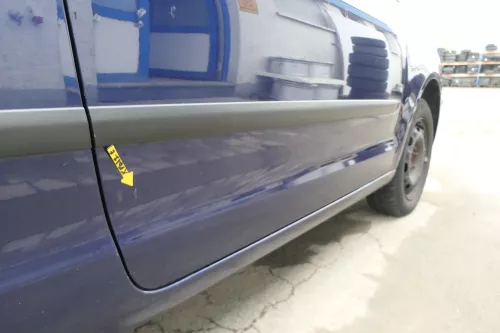 VW Polo 9N 9N3 Tür vorne rechts Beifahrertür 2/3-Türer blau LB5N ohneAnbauteile (167548)