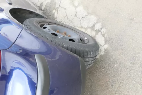 VW Polo 9N 9N3 Stoßstange Heckstoßstange hinten blau LB5N indigoblau (167551)