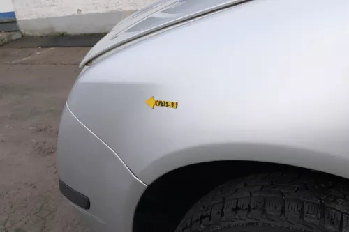 Skoda Fabia 6Y Kotflügel vorne links silber grau LF7T auch Kombi  (167766)