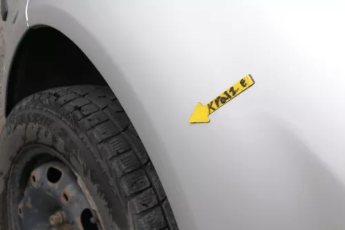 Skoda Fabia 6Y Kotflügel vorne links silber grau LF7T auch Kombi  (167766)