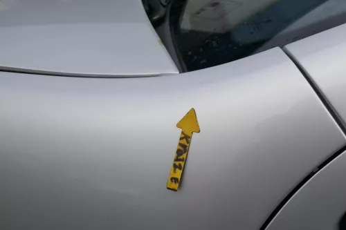 Skoda Fabia 6Y Kotflügel vorne links silber grau LF7T auch Kombi  (167766)