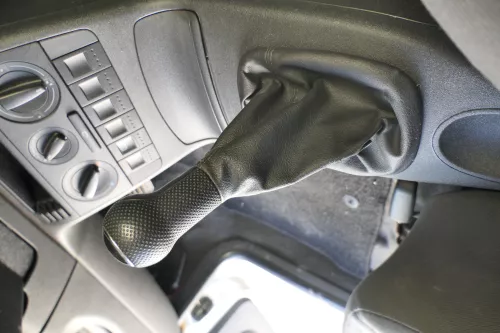 VW Lupo Polo 6N2 Schaltknauf Schaltsack Schaltung Schaltknüppel schwarz  (167879)