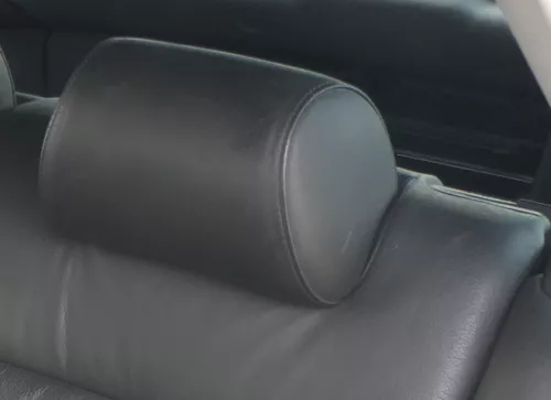 Audi A4 B5 A6 4B Kopfstütze hinten rechts oder links Leder schwarz Buffalino (167920)