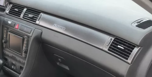 Audi A6 4B C5 Lüftungsdüsen Abdeckung Dekor Blende grau netzoptik Quattro rechts (167932)