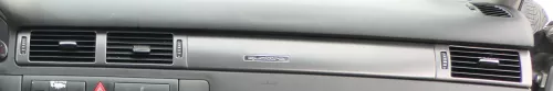 Audi A6 4B C5 Lüftungsdüsen Abdeckung Dekor Blende grau netzoptik Quattro rechts (167932)