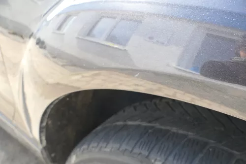 Audi Q7 4L Kotflügel vorne rechts lavagrau LZ7L grau S-line (167947)