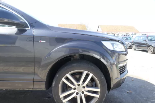 Audi Q7 4L Kotflügel vorne rechts lavagrau LZ7L grau S-line (167947)