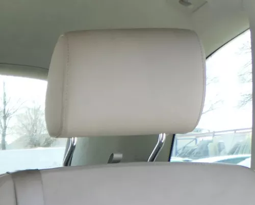Audi Q7 4L Kopfstütze hinten rechts / links Leder grau lichtgrau Verano S-line (168006)