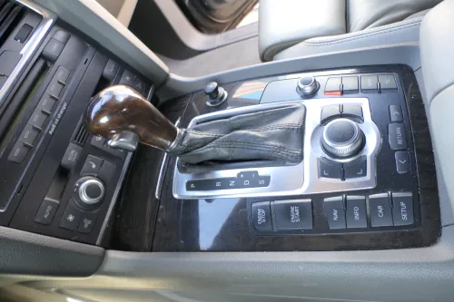 Audi Q7 4L Verkleidung Klappe Abdeckung Dekor Holz Optik tamo dunkelbraun (168076)