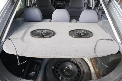 Seat Leon Hutablage Abdeckung Kofferraum hinten mit Boxen Lautsprecher Box