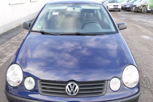 VW Polo 9N Motorhaube Klappe Haube vorne blau LB5N bis ca. Bj. 2004 (168360)