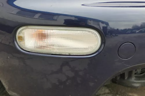 VW New Beetle 9C Stoßstange vorne Stoßfänger vorn blau lila LG5T (168408)