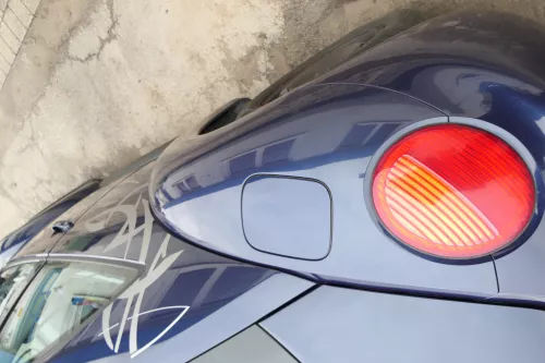 VW New Beetle 9C Kotflügel hinten rechts blau lila LG5T 1C0821302H