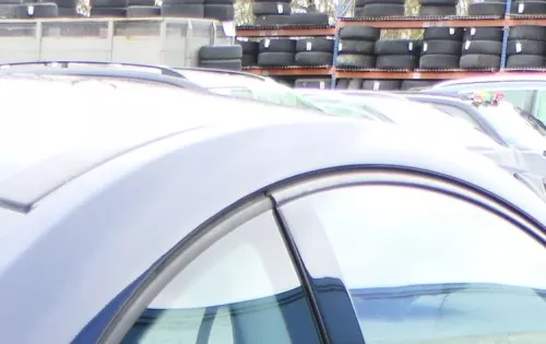 VW New Beetle Dachdichtung Dichtung auf Dach oben rechts Dachleiste blau LG5T (168455)