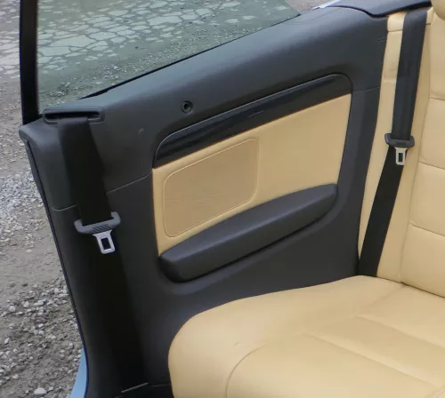 A4 8H Cabrio 8E B6 B7 1x Seitenverkleidung Verkleidung hinten rechts Leder gelb (168613)