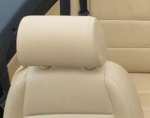 A4 8H Cabrio 8E B6 B7 Kopfstütze vorne rechts Leder anisgelb gelb Perlnappaleder (168630)