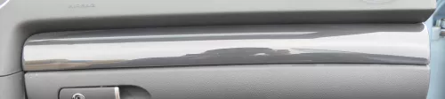 A4 8H Cabrio vorne Dekor Leisten Abdeckung um Lichtschalter soul schwarz