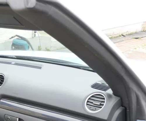 A4 8H Cabrio A-Säulen Verkleidung vorne rechts oben Abdeckung schwarz (168720)