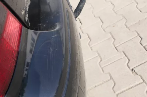 VW Golf 4 Limousine Stoßstange hinten Heckstoßstange Stoßfänger schwarz LC9Z (168819)