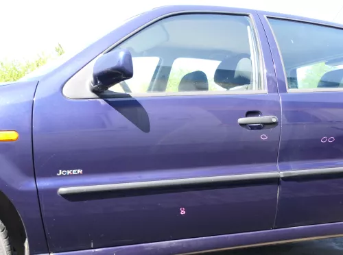 VW Polo 6N 6N2 Tür vorne links Fahrertür 4/5-Türer blau LB5N ohneAnbauteile