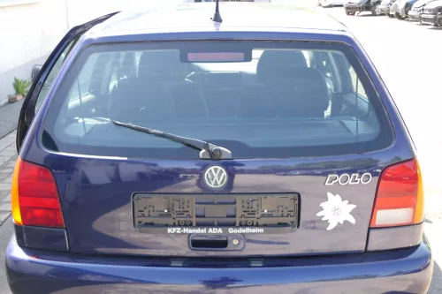 VW Polo 6N Heckklappe Klappe hinten Kofferraumklappe mit Scheibe blau LB5N (168858)