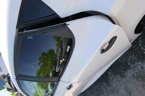 Seat Ibiza 6J Tür hinten links weiß LB9A 4/5-Türer - ohne Anbauteile (168951)