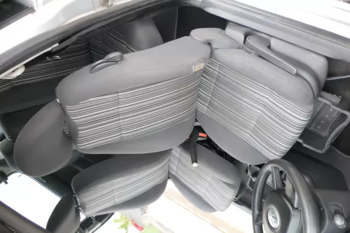 VW Fox Sitz Fahrersitz vorne links OHNEAirbag höhenverstellbar  v (168986)