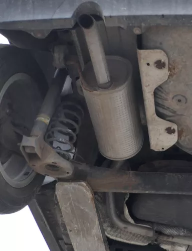 VW Fox 5Z Auspuff Endschalldämpfer hinten 1,2 BMD CHFB CHFA 5Z6253609C (168988)