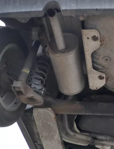 VW Fox 5Z Auspuff Endschalldämpfer hinten 1,2 BMD CHFB CHFA 5Z6253609C