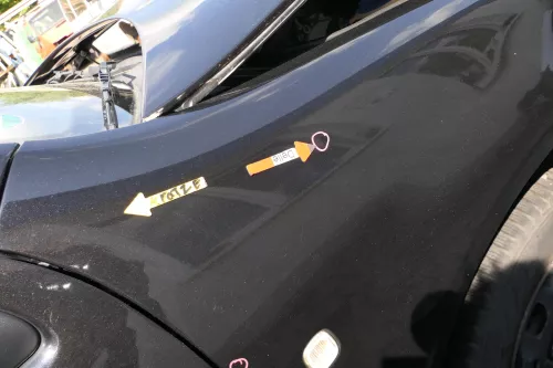 Skoda Fabia 6Y Kotflügel vorne rechts schwarz LF9R auch Kombi (169092)