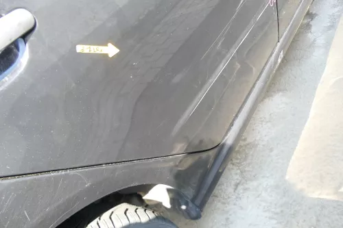 Skoda Fabia 6Y Limousine Schrägheck Tür hinten rechts schwarz LF9R (169094)