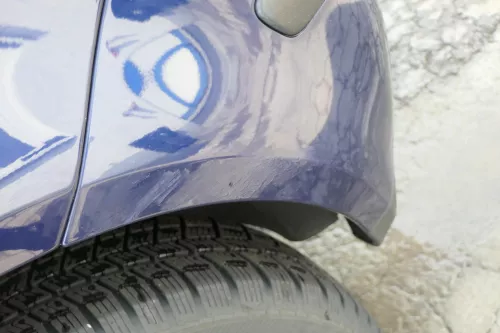 VW Polo 9N 9N3 Stoßstange Heckstoßstange hinten blau LB5N (169117)