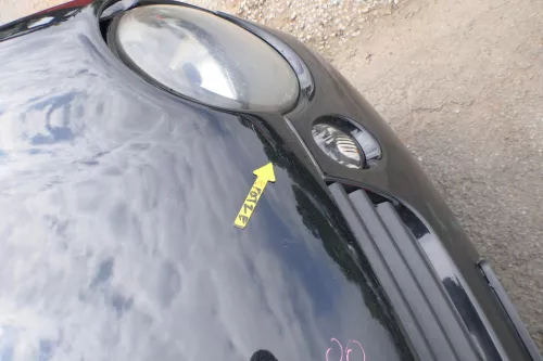 VW Lupo Motorhaube Klappe Frontklappe Haube vorne schwarz L041 uni (169449)