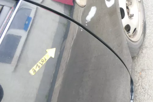 VW Lupo Seat Arosa Tür vorne rechts Beifahrertür schwarz L041 (für elektr.Fenst (169457)