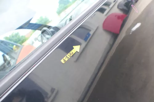 VW Lupo Seat Arosa Tür vorne rechts Beifahrertür schwarz L041 (für elektr.Fenst (169457)