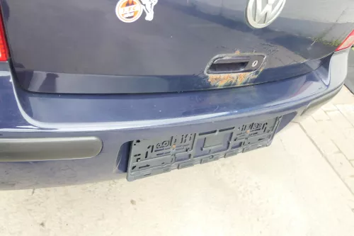VW Golf 4 Limousine Stoßstange hinten Heckstoßstange Stoßfänger blau LA5G (169474)