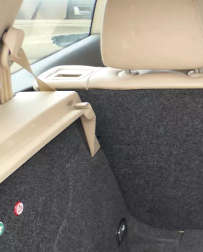 VW Golf 4 1J Gurt Gurte hinten besch beige 1J6857805F rechts + links  (169508)