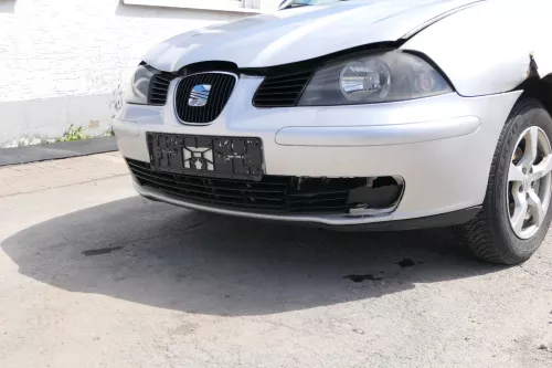 Seat Ibiza 6L Stoßstange Frontstoßstange vorne grau silber LS7N bis caAnfang2006 (169609)