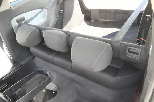 Seat Ibiza 6L Rückbank Rücksitzbank Sitz mit Kopfstütze Sitzbank 3-Punkt Sitze  (169614)