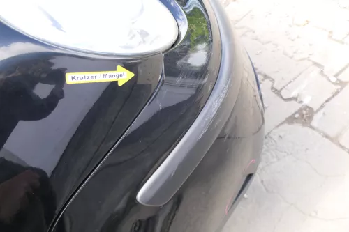 VW Polo 9N Kotflügel vorne rechts schwarz L041 bis ca.Bj.2004  (169688)