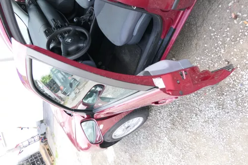 Seat Leon Toledo 1M Tür vorne links Fahrertür rot LS3R (169758)