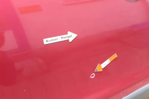 Seat Leon Toledo 1M Tür vorne rechts Beifahrertür rot LS3R (169760)