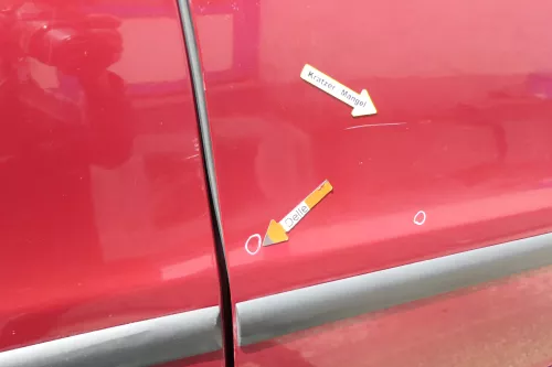 Seat Leon Toledo 1M Tür vorne rechts Beifahrertür rot LS3R (169760)