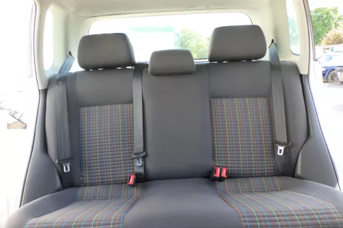 VW Polo 9N 9N3 Sitz Rückbank Sitzfläche Sitze 3 Punkt Gurt hinten mit Kopfstütze (169949)