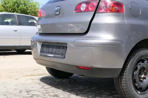 Seat Ibiza 6L Stoßstange Heckstoßstange hinten grau LS7U (169962)